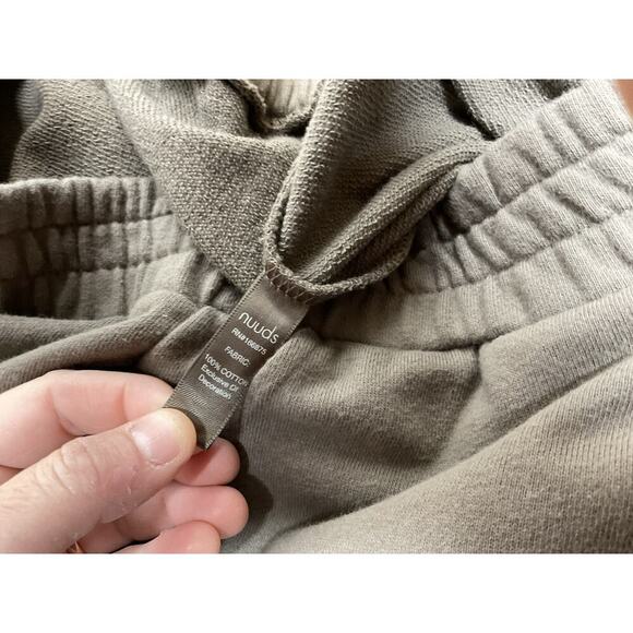 NUUDS Lightweight Lounge Sweatpants Brown Size Medium - Picture 6 of 9